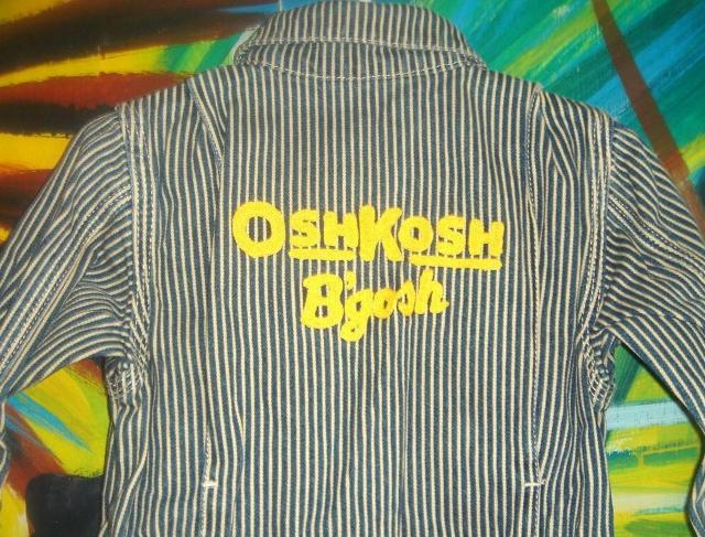 オシュコシュ OshKosh デニム ヒッコリー ストライプ カバーオール Hickory Stripe Overalls < ブランド  オシュコシュ OshKosh デニム ヒッコリー ストライプ カバーオール Hickory Stripe Overalls < ブランドの