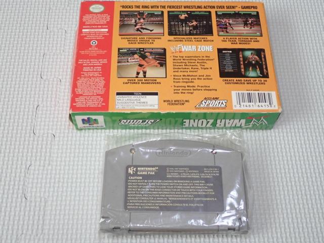 N64WWF WAR ZONE CO kĔ [q|  Q[{/\tg 