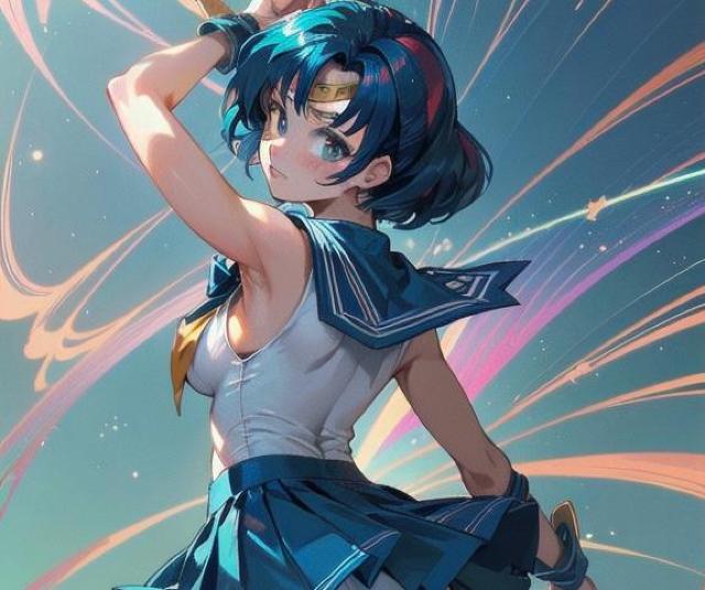 180 AI Girls オリジナル美少女 セーラーマーキュリー アート A4ポスター 高画質、光沢紙 3落札毎に+1枚サービス < アニメ/コミック/キャラクター  180 AI Girls オリジナル美少女 セーラーマーキュリー アート A4ポスター 高画質、光沢紙 3落札毎に+1枚サービス < アニメ/コミック/キャラクターの