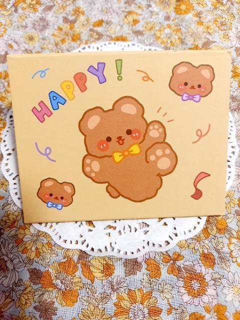 新品☆くまのメッセージカード☆ < インテリア/ライフ  新品☆くまのメッセージカード☆  < インテリア/ライフの