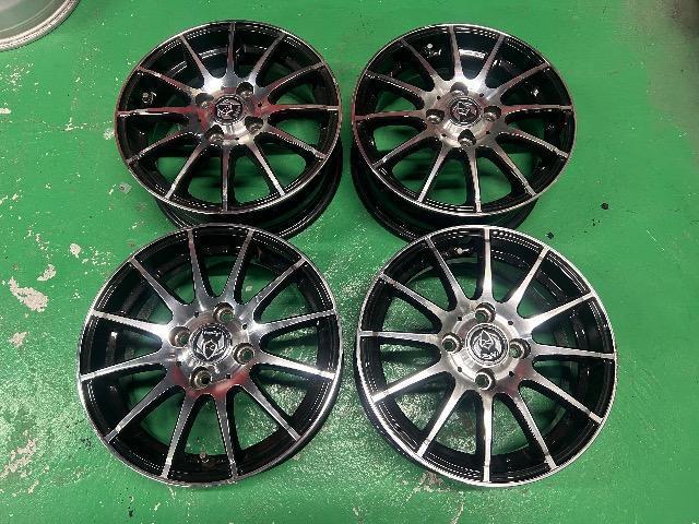 0092427)激安社外アルミホイール4本セットウェッズブラックポリッシュ14インチ5.5J+45コンパクトカーサイズ送料無料 < 自動車/バイク 0092427)激安社外アルミホイール4本セットウェッズブラックポリッシュ14インチ5.5J+45コンパクトカーサイズ送料無料 < 自動車/バイク