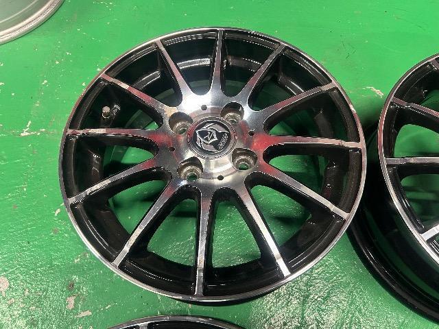 0092427)激安社外アルミホイール4本セットウェッズブラックポリッシュ14インチ5.5J+45コンパクトカーサイズ送料無料 < 自動車/バイク 0092427)激安社外アルミホイール4本セットウェッズブラックポリッシュ14インチ5.5J+45コンパクトカーサイズ送料無料 < 自動車/バイク