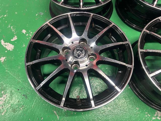 0092427)激安社外アルミホイール4本セットウェッズブラックポリッシュ14インチ5.5J+45コンパクトカーサイズ送料無料 < 自動車/バイク 0092427)激安社外アルミホイール4本セットウェッズブラックポリッシュ14インチ5.5J+45コンパクトカーサイズ送料無料 < 自動車/バイク