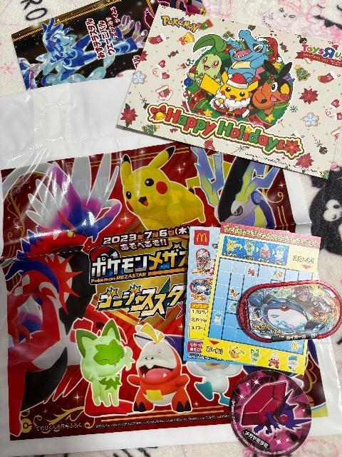 雑誌付録★ポケモンメザスタ★ポスター ビニールバッグ ポストカード シール < おもちゃ 雑誌付録★ポケモンメザスタ★ポスター ビニールバッグ ポストカード シール < おもちゃの