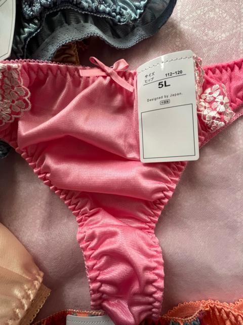 5Lサイズ!5枚セット!光沢ツルツル素材!シフォン使い!あり!高貴品格!色とりどり!エレガント!Tバックショーツ!No.花 < 女性ファッション 5Lサイズ!5枚セット!光沢ツルツル素材!シフォン使い!あり!高貴品格!色とりどり!エレガント!Tバックショーツ!No.花 < 女性ファッションの