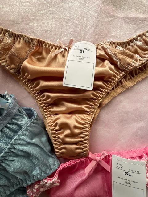 5Lサイズ!5枚セット!光沢ツルツル素材!シフォン使い!あり!高貴品格!色とりどり!エレガント!Tバックショーツ!No.花 < 女性ファッション 5Lサイズ!5枚セット!光沢ツルツル素材!シフォン使い!あり!高貴品格!色とりどり!エレガント!Tバックショーツ!No.花 < 女性ファッションの