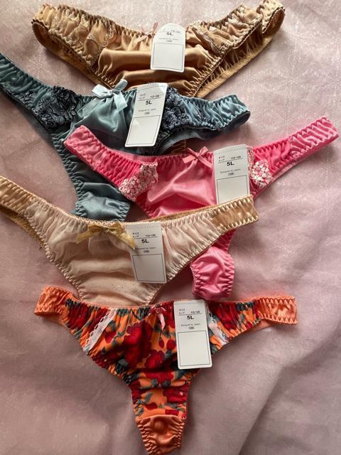 5Lサイズ!5枚セット!光沢ツルツル素材!シフォン使い!あり!高貴品格!色とりどり!エレガント!Tバックショーツ!No.花 < 女性ファッション 5Lサイズ!5枚セット!光沢ツルツル素材!シフォン使い!あり!高貴品格!色とりどり!エレガント!Tバックショーツ!No.花 < 女性ファッションの