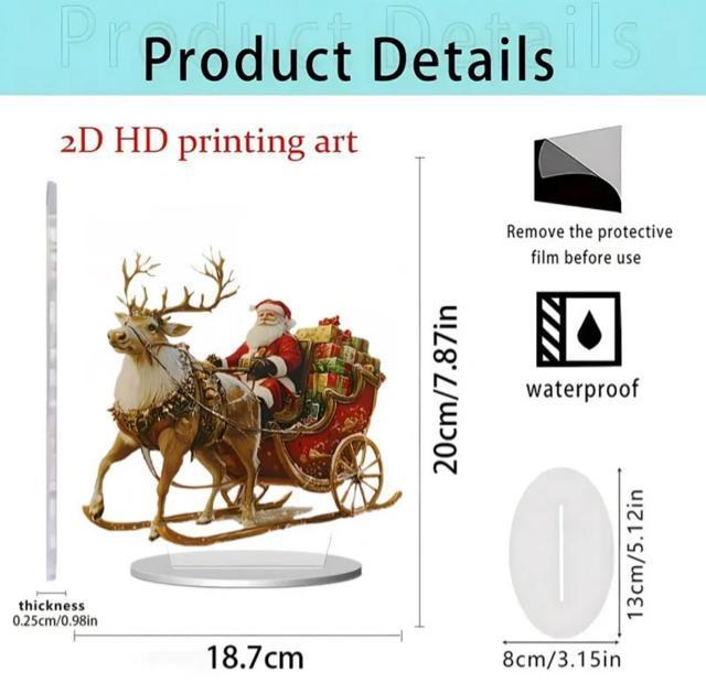 【クリスマス特集】クリスマストナカイの置物-2Dサンタの置物クリスマス-トナカイの装飾-サンタと鹿 < インテリア/ライフ 【クリスマス特集】クリスマストナカイの置物-2Dサンタの置物クリスマス-トナカイの装飾-サンタと鹿 < インテリア/ライフの