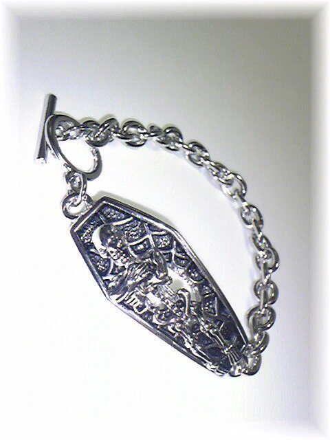 スカルプレート☆サージカル◆メンナク掲載♪スティールBrace < 男性アクセサリー/時計  スカルプレート☆サージカル◆メンナク掲載♪スティールBrace  < 男性アクセサリー/時計の