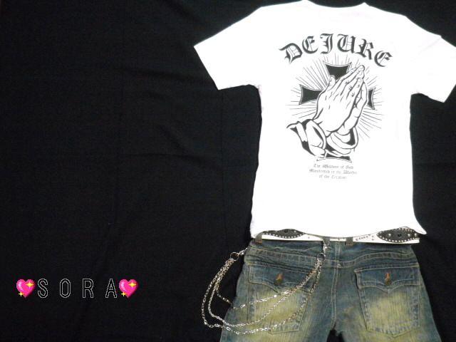 オラオラ.悪羅悪羅♪プレイング ハンズメッセージ Tシャツ ホワイト < 男性ファッション オラオラ.悪羅悪羅♪プレイング ハンズメッセージ Tシャツ ホワイト < 男性ファッションの