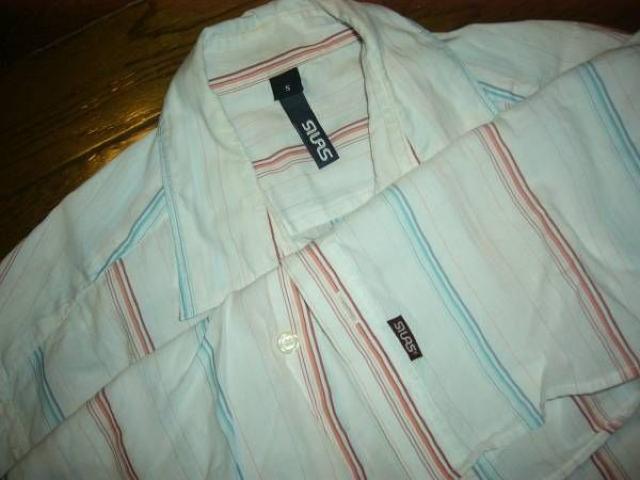 SILASサイラスストライプシャツSマルチカラー半袖 < ブランド  SILASサイラスストライプシャツSマルチカラー半袖 < ブランドの