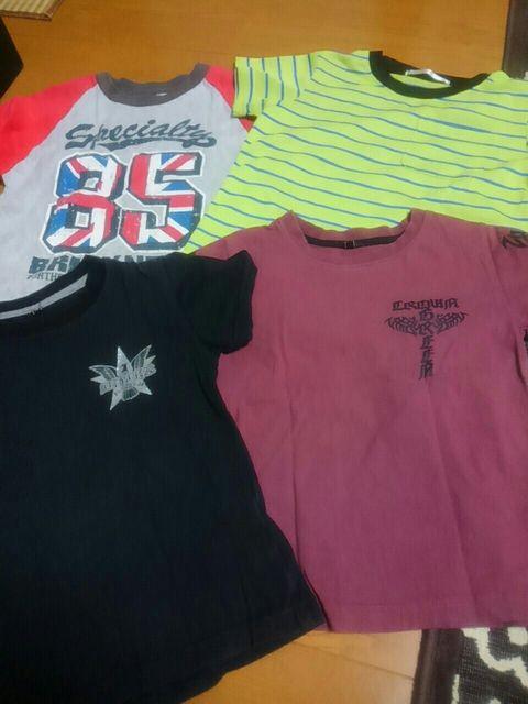 ☆USED☆半袖Tシャツ 4枚セット☆110 < キッズ/ベビー  ☆USED☆半袖Tシャツ 4枚セット☆110  < キッズ/ベビーの