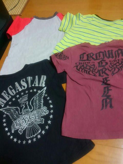 ☆USED☆半袖Tシャツ 4枚セット☆110 < キッズ/ベビー  ☆USED☆半袖Tシャツ 4枚セット☆110 < キッズ/ベビーの