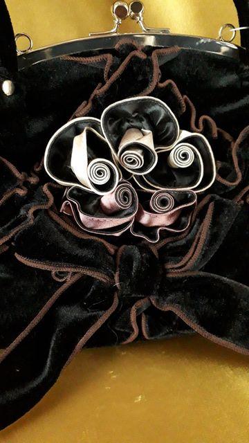 ★リボン花デザイン★2ウェイパーティーバック★訳あり < 女性ファッション  ★リボン花デザイン★2ウェイパーティーバック★訳あり < 女性ファッションの