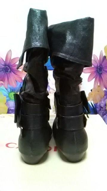 (ジ)CANDISH/キャンディッシュ・黒リボン ブーツ・S < ブランド  (ジ)CANDISH/キャンディッシュ・黒リボン ブーツ・S < ブランドの