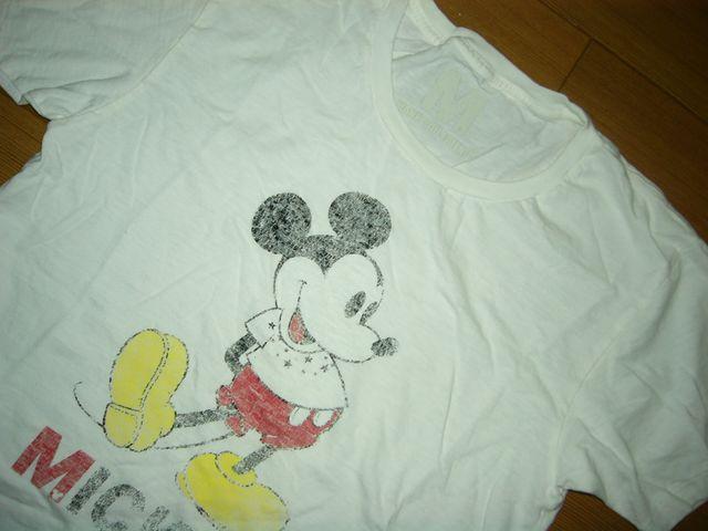 Mエム×ディズニーDisneyミッキーTシャツS白TMT < ブランド Mエム×ディズニーDisneyミッキーTシャツS白TMT < ブランドの