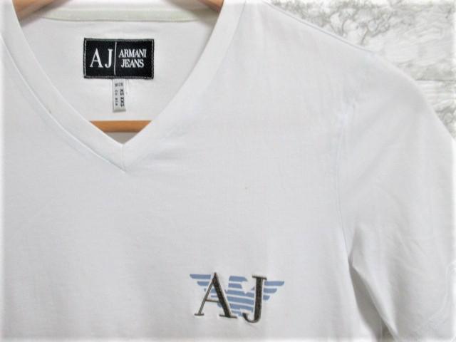 ☆アルマーニジーンズ プリント ロゴ 刺繍 Tシャツ 半袖/メンズ/XS☆新品 < ブランド ☆アルマーニジーンズ プリント ロゴ 刺繍 Tシャツ 半袖/メンズ/XS☆新品 < ブランドの