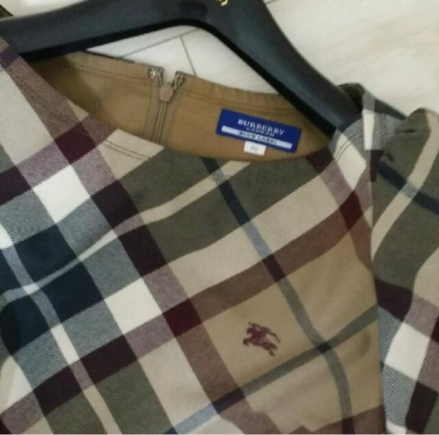 バーバリーブルーレーベル チェックワンピース < 女性ファッション  バーバリーブルーレーベル チェックワンピース < 女性ファッションの