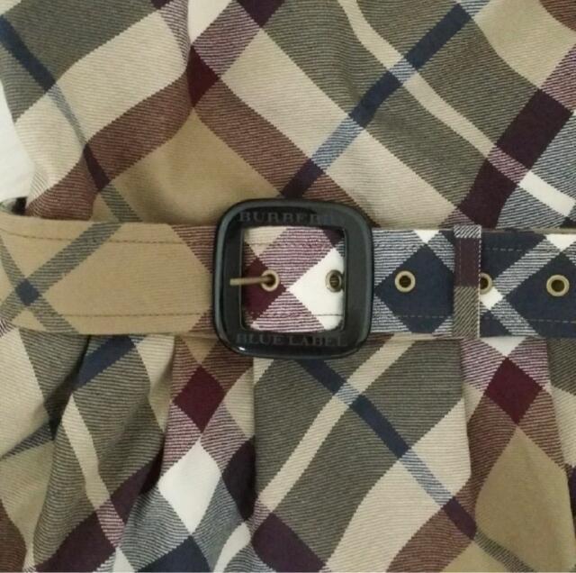 バーバリーブルーレーベル チェックワンピース < 女性ファッション  バーバリーブルーレーベル チェックワンピース < 女性ファッションの