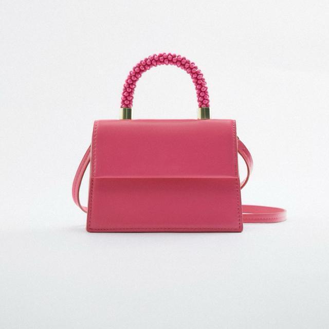 【ZARA / ザラ】 ミニハンドバッグ & ショルダー / ピンク 2way < ブランド  【ZARA / ザラ】 ミニハンドバッグ & ショルダー / ピンク 2way  < ブランドの
