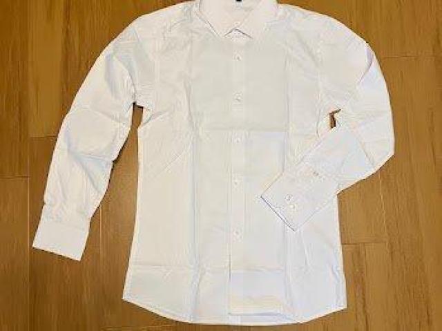 ワイシャツ 長袖 Yシャツ 細身 ビジネス 無地 冠婚葬祭 制服 就活 礼服 結婚式 Lサイズ 白 ホワイト < 男性ファッション ワイシャツ 長袖 Yシャツ 細身 ビジネス 無地 冠婚葬祭 制服 就活 礼服 結婚式 Lサイズ 白 ホワイト < 男性ファッションの