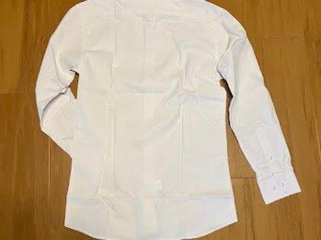 ワイシャツ 長袖 Yシャツ 細身 ビジネス 無地 冠婚葬祭 制服 就活 礼服 結婚式 Lサイズ 白 ホワイト < 男性ファッション ワイシャツ 長袖 Yシャツ 細身 ビジネス 無地 冠婚葬祭 制服 就活 礼服 結婚式 Lサイズ 白 ホワイト < 男性ファッションの