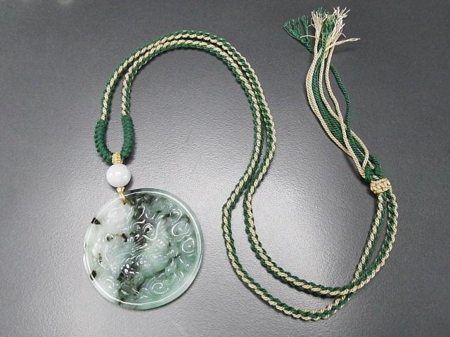 天然石柄入りひすい本翡翠麒麟キリン彫りペンダント木綿紐ネックレス幸運神獣 < 女性アクセサリー/時計 天然石柄入りひすい本翡翠麒麟キリン彫りペンダント木綿紐ネックレス幸運神獣 < 女性アクセサリー/時計の