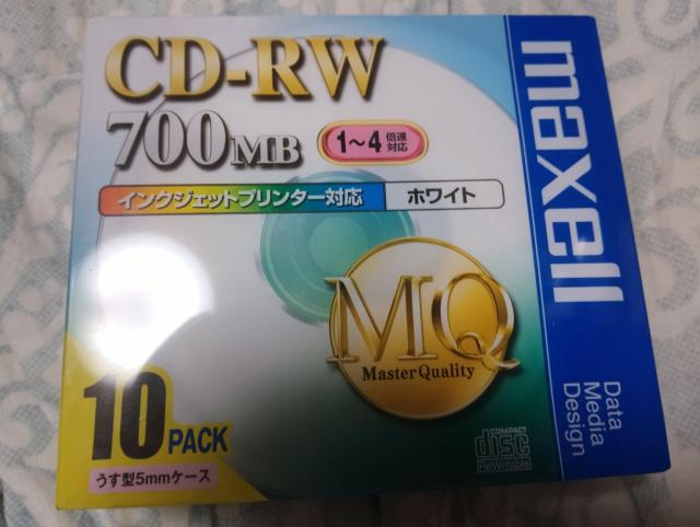 󏭁gp@CD-RW VNJς݁@fBXN10Zbg@gp@ok   PC{/Ӌ@ 