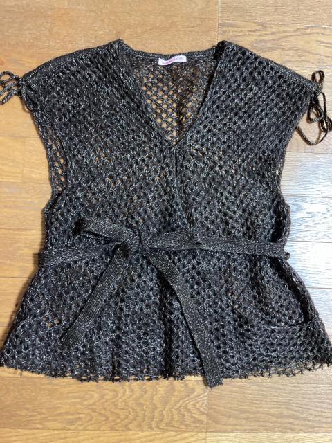 2101.ヘルシーカレン☆紐ベルト付き切りっぱなし重ね着ニット < 女性ファッション 2101.ヘルシーカレン☆紐ベルト付き切りっぱなし重ね着ニット < 女性ファッションの