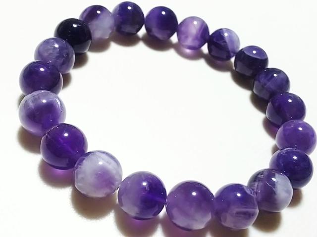 天然石★シェブロンアメジスト 10mm ブレス < 女性アクセサリー/時計 天然石★シェブロンアメジスト 10mm ブレス < 女性アクセサリー/時計の
