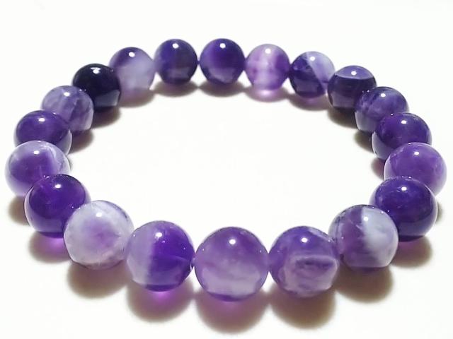 天然石★シェブロンアメジスト 10mm ブレス < 女性アクセサリー/時計 天然石★シェブロンアメジスト 10mm ブレス < 女性アクセサリー/時計の