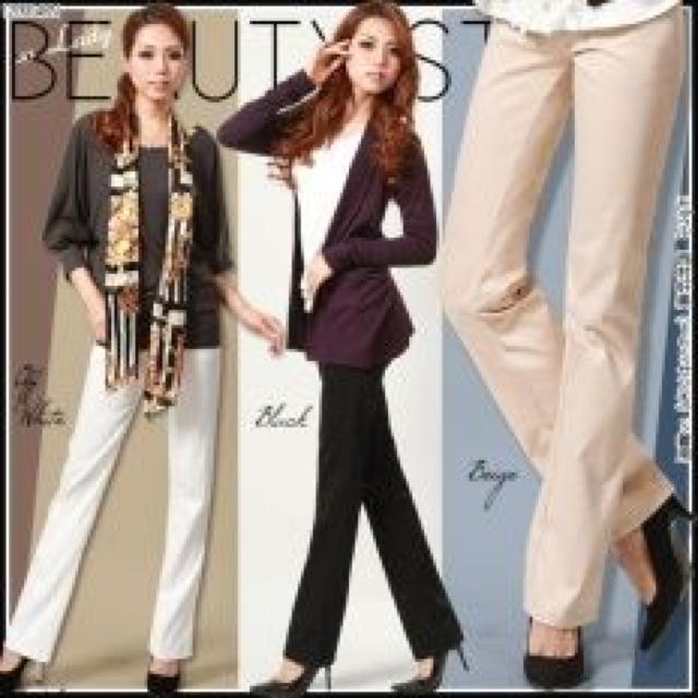 【夢展望】《New》美シルエット★脚長.細脚*ストレッチ スキニーパンツ<ホワイトLL> < ブランド  【夢展望】《New》美シルエット★脚長.細脚*ストレッチ スキニーパンツ<ホワイトLL>  < ブランドの