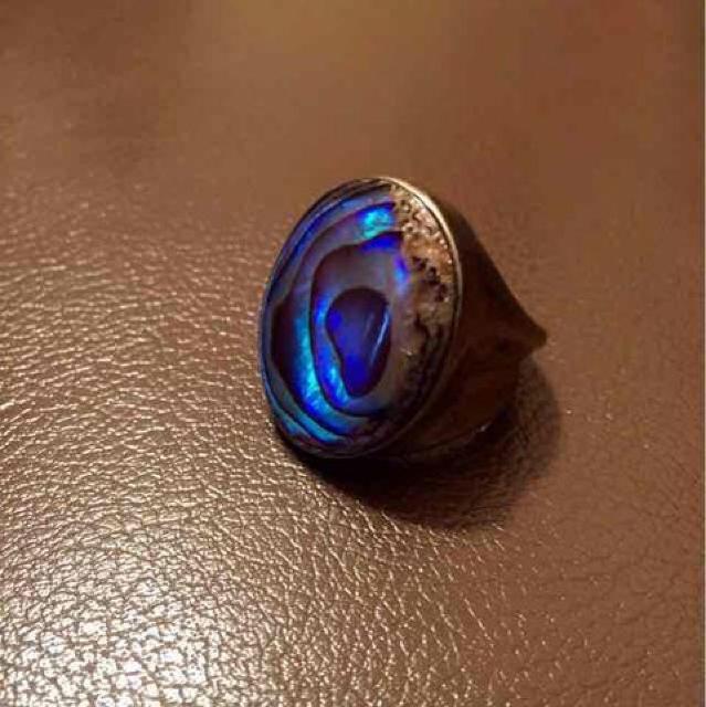 シェル リング 指輪 アバロン シルバー 925 貝 孔雀貝 メンズ アクセサリー ビンテージ ジュエリー < 男性アクセサリー/時計  シェル リング 指輪 アバロン シルバー 925 貝 孔雀貝 メンズ アクセサリー ビンテージ ジュエリー  < 男性アクセサリー/時計の