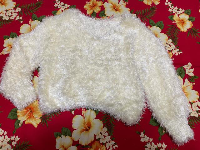 新品未使用☆NICE CLAUP☆可愛いモフモフホワイトセーター☆ < ブランド  新品未使用☆NICE CLAUP☆可愛いモフモフホワイトセーター☆  < ブランドの
