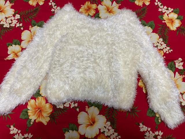 新品未使用☆NICE CLAUP☆可愛いモフモフホワイトセーター☆ < ブランド  新品未使用☆NICE CLAUP☆可愛いモフモフホワイトセーター☆ < ブランドの