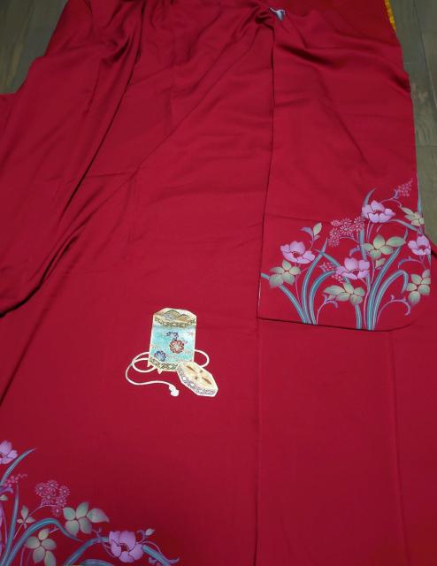 §USED美品、振袖、貝桶吉祥花文、金彩、大きめサイズ < 女性ファッション  §USED美品、振袖、貝桶吉祥花文、金彩、大きめサイズ < 女性ファッションの