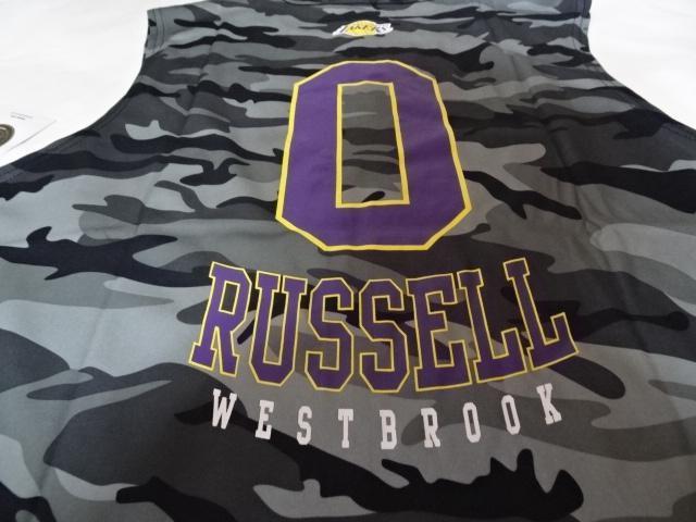 NBA公認 レイカーズ ラッセル ウェストブルック 迷彩ノースリーブUS XL < レジャー/スポーツ  NBA公認 レイカーズ ラッセル ウェストブルック 迷彩ノースリーブUS XL < レジャー/スポーツの