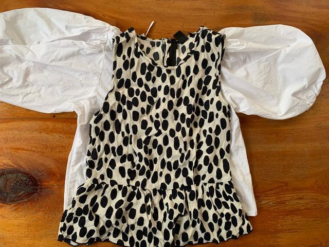 エイチアンドエム トップス 2枚 水玉模様 牛柄 送料無料 < 女性ファッション  エイチアンドエム トップス 2枚 水玉模様 牛柄 送料無料  < 女性ファッションの