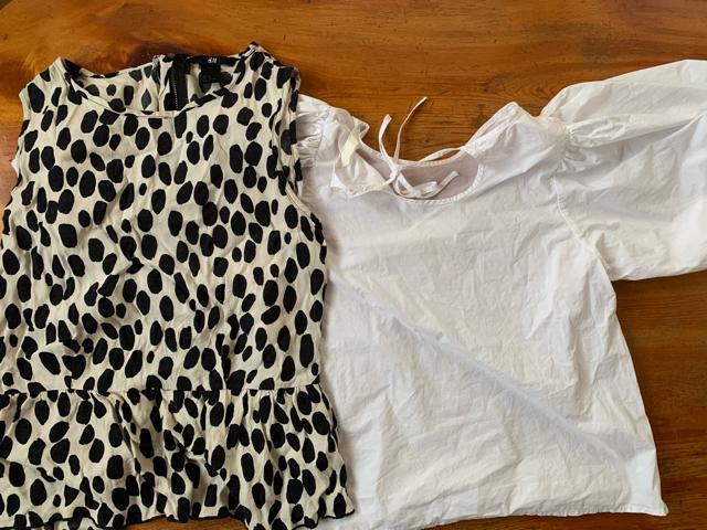 エイチアンドエム トップス 2枚 水玉模様 牛柄 送料無料 < 女性ファッション  エイチアンドエム トップス 2枚 水玉模様 牛柄 送料無料 < 女性ファッションの