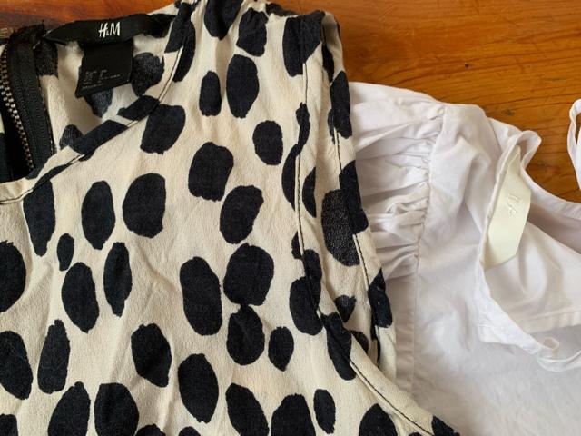 エイチアンドエム トップス 2枚 水玉模様 牛柄 送料無料 < 女性ファッション  エイチアンドエム トップス 2枚 水玉模様 牛柄 送料無料 < 女性ファッションの