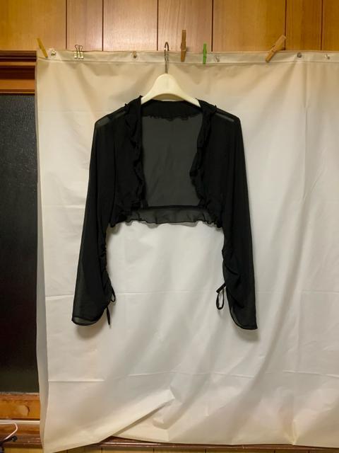 ◆黒 シースルー ボレロ9号 < 女性ファッション  ◆黒 シースルー ボレロ9号  < 女性ファッションの