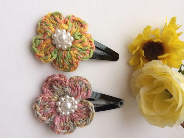 ハンドメイド スリーピン お花♪ ガーリー axes好き ナチュラル < 女性ファッション  ハンドメイド スリーピン お花♪ ガーリー axes好き ナチュラル < 女性ファッションの