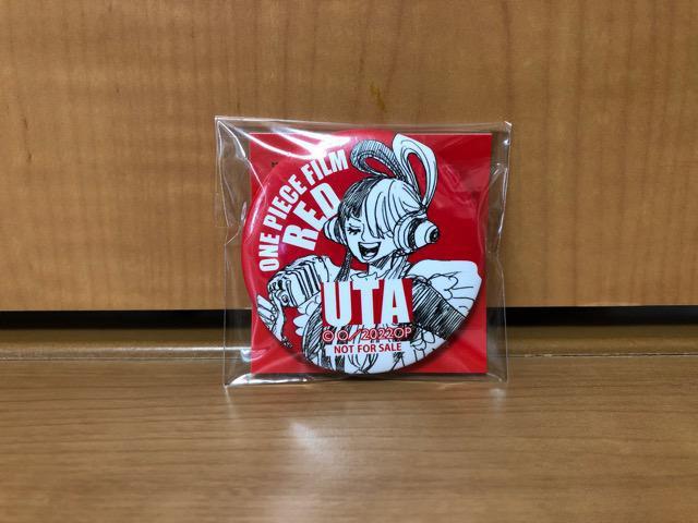ワンピース FILM RED セブンイレブン限定 UTA オリジナル缶バッジ < アニメ/コミック/キャラクター ワンピース FILM RED セブンイレブン限定 UTA オリジナル缶バッジ < アニメ/コミック/キャラクターの