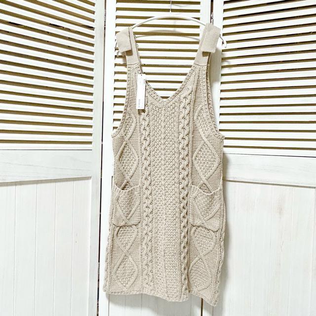 新品 タグ付 Heather ヘザー 2way ニット ジャンスカ F < ブランド  新品 タグ付 Heather ヘザー 2way ニット ジャンスカ F < ブランドの