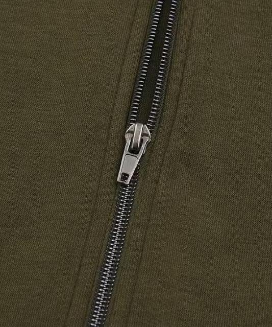 LLサイズ!高貴紳士的!カーキ色合い!裏起毛カットソー!ジップアップブルゾン!新品! < 男性ファッション  LLサイズ!高貴紳士的!カーキ色合い!裏起毛カットソー!ジップアップブルゾン!新品! < 男性ファッションの