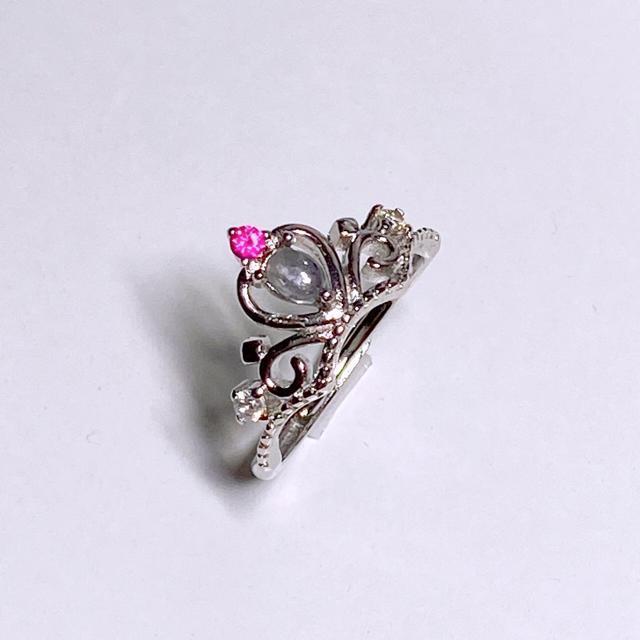 タンザナイト×ピジョンブラッドルビー フリーサイズリング < 女性アクセサリー/時計  タンザナイト×ピジョンブラッドルビー フリーサイズリング < 女性アクセサリー/時計の