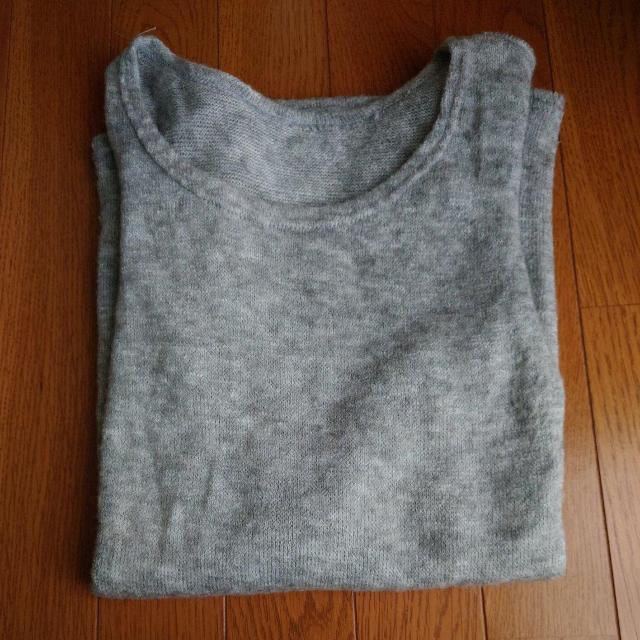 アクリルセーター◇レディースM グレー 肩に丸み◇中古 < 女性ファッション  アクリルセーター◇レディースM グレー 肩に丸み◇中古  < 女性ファッションの