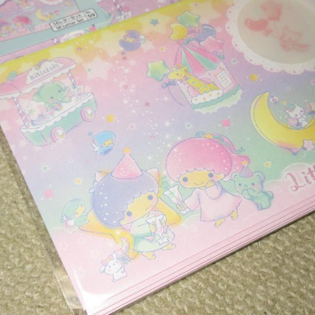 未開封☆サンリオキャラクターズ*リトルツインスターズキキララ*レターセット < インテリア/ライフ  未開封☆サンリオキャラクターズ*リトルツインスターズキキララ*レターセット < インテリア/ライフの