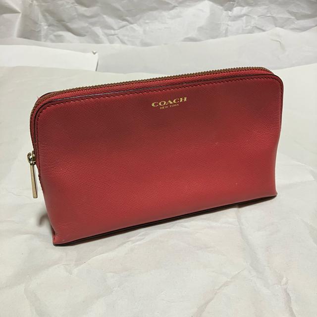 【COACH / コーチ】 レザー / ポーチ / レッド系 < ブランド  【COACH / コーチ】 レザー / ポーチ / レッド系  < ブランドの