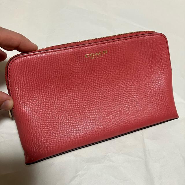 【COACH / コーチ】 レザー / ポーチ / レッド系 < ブランド  【COACH / コーチ】 レザー / ポーチ / レッド系 < ブランドの